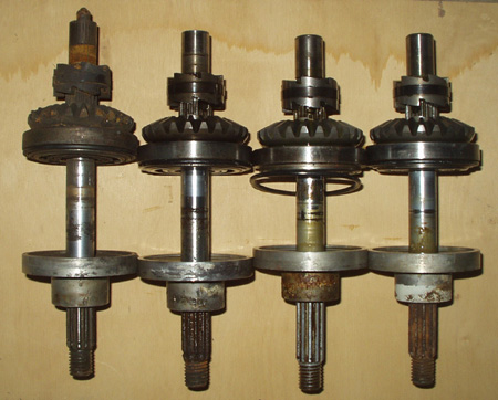 Four Mercury Prop Shafts